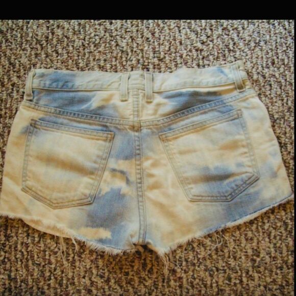 Current Elliott Cloud Wash Cut Off shorts 24 fits 25/26 - Picture 3 of 6